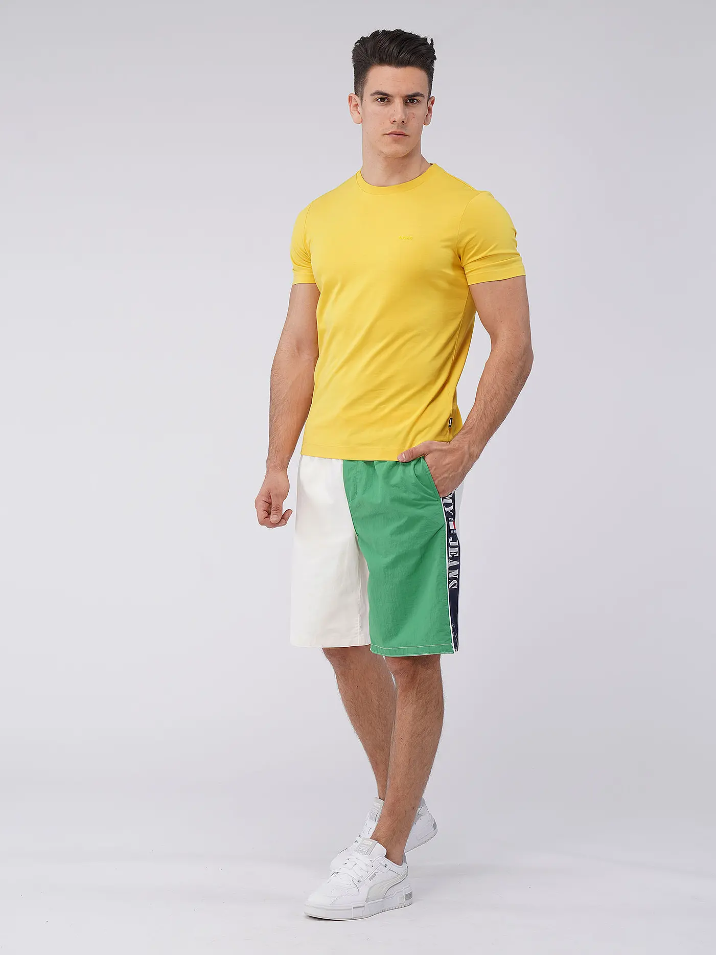 BOSS |  T-Shirt Regular Fit THOMPSON | gelb